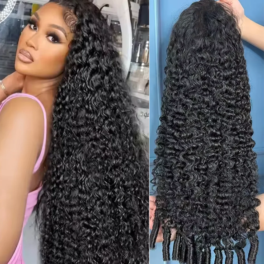Human Hair Wigs - 200 Density 13x4 13x6 HD Transparent
