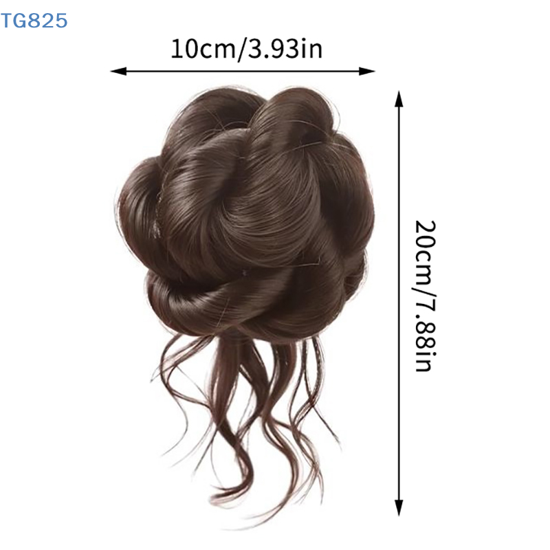 Claw Clip Messy Bun Hair Piece - 【AN】【AN】New Synthetic Hair Bun Chignon Messy