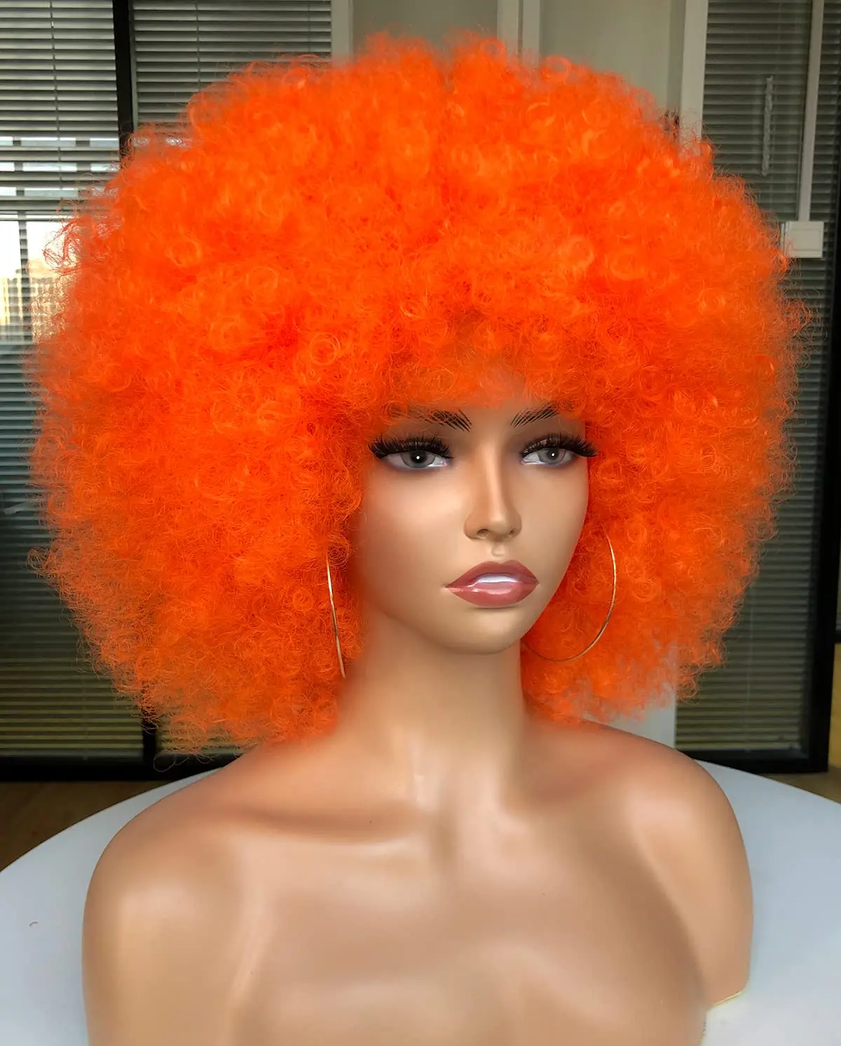 Afro Wig Kinky Curly Synthetic - đánh giá và giá Synthetic Braided Wigs For Black Women
