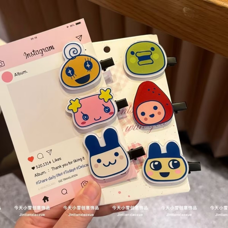 Tamagotchi Series Hairpin Cart - đánh giá và giá Hair Bundles