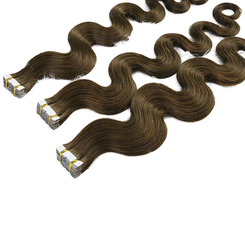 Tape in Human Hair Extensions  - đánh giá và giá Invisible Tape In Extensions Real Hair