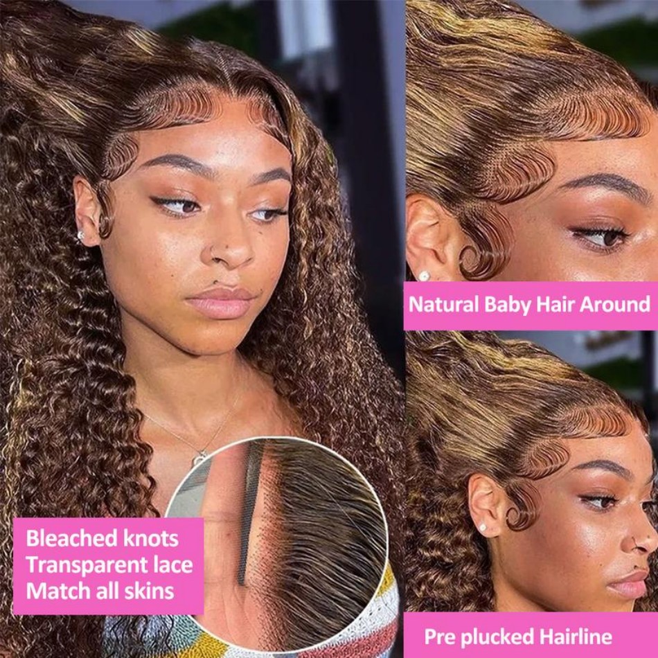 427 Highlight Ombre Wig Human  - đánh giá và giá Human Hair Wigs