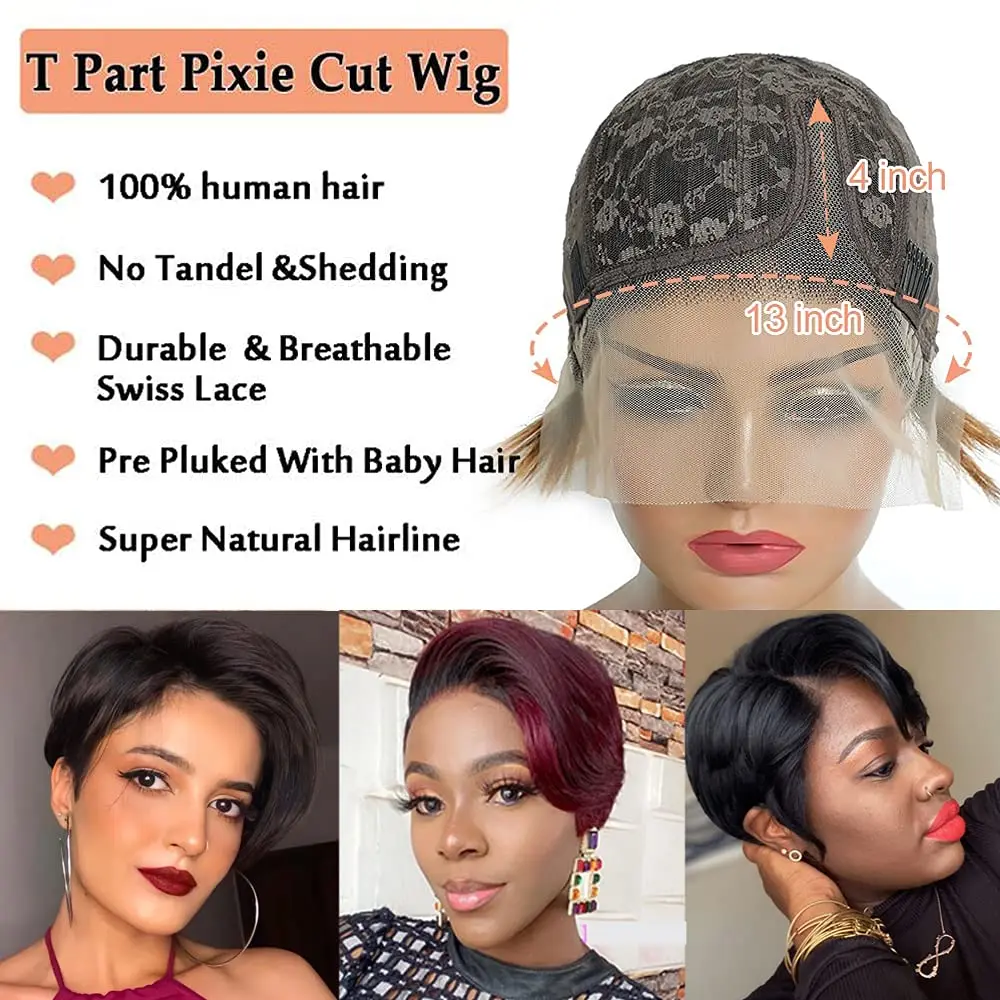Short Pixie Cut Human Hair Wig - đánh giá và giá Short Pixie Cut Wig Human Hair Cheap