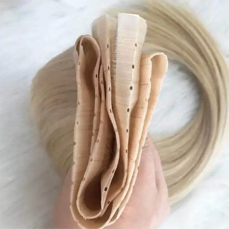 Invisible PU Weft Hair with Ho - đánh giá và giá Invisible Tape In Extensions Real Hair
