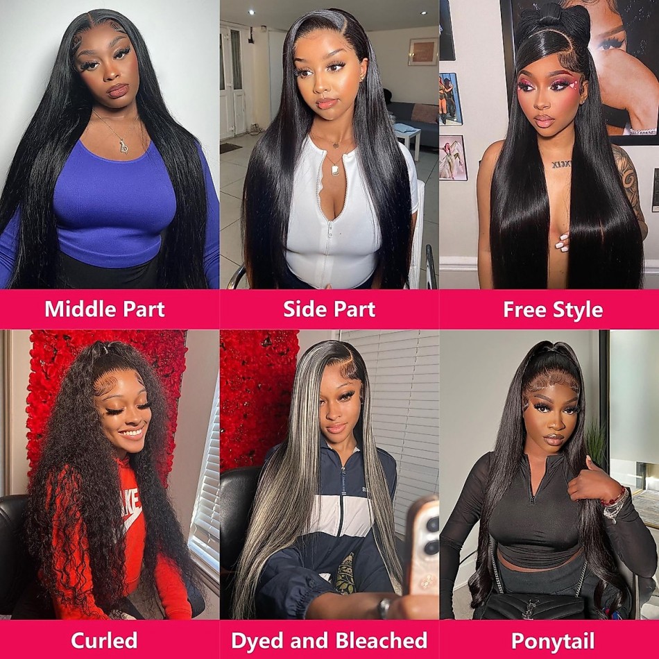 Straight Human Hair Wigs Gluel - đánh giá và giá Hd Lace Frontal Wig Human Hair Pre Plucked