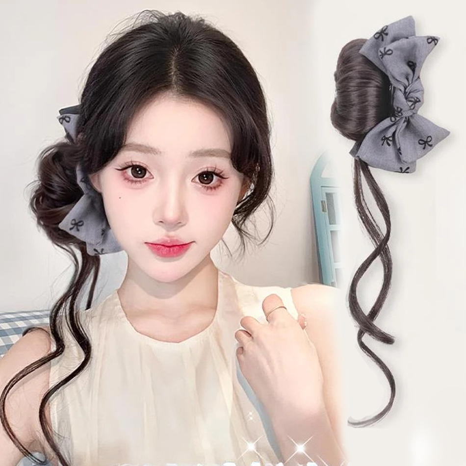 Synthetic Hair Bun Hair Extens - đánh giá và giá Claw Clip Messy Bun Hair Piece