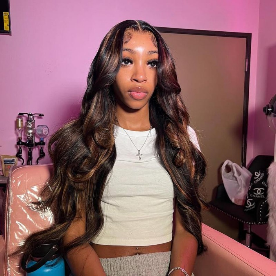 P1B30 Highlight Ombre Body Wav - đánh giá và giá Human Hair Wigs