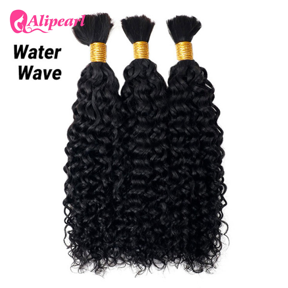 Alipearl Brazilian Human Hair  - đánh giá và giá Water Wave Bulk Human Hair For Braiding