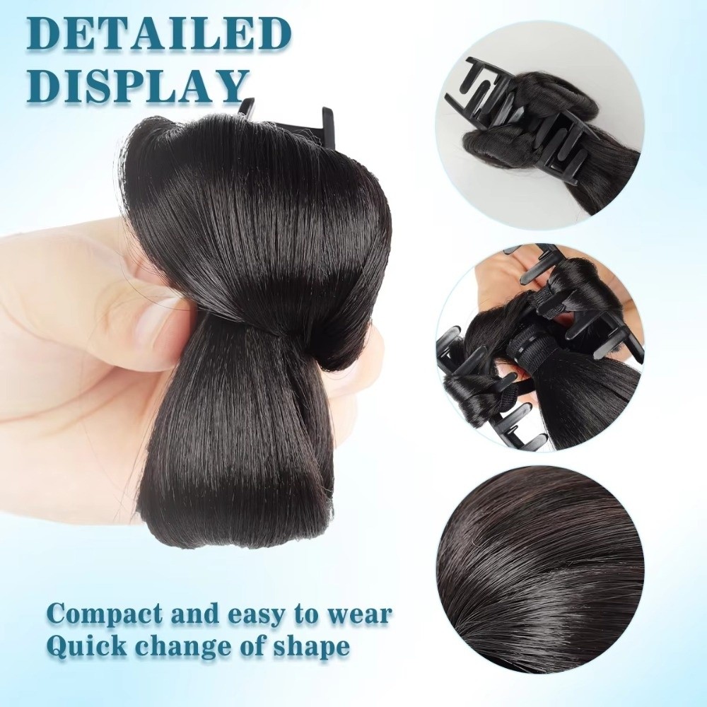 Naturally Synthetic Hair Bun W - đánh giá và giá Claw Clip Messy Bun Hair Piece