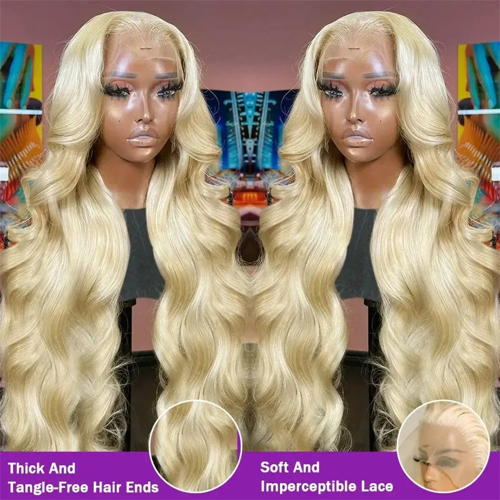 Finros Body Wave 13x6 HD Trans - đánh giá và giá 613 Blonde Body Wave Lace Front Wig