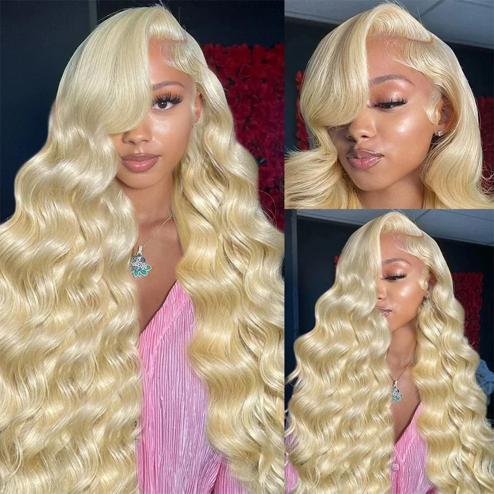 613 13x6 HD Transparent Lace F - đánh giá và giá 613 Blonde Body Wave Lace Front Wig