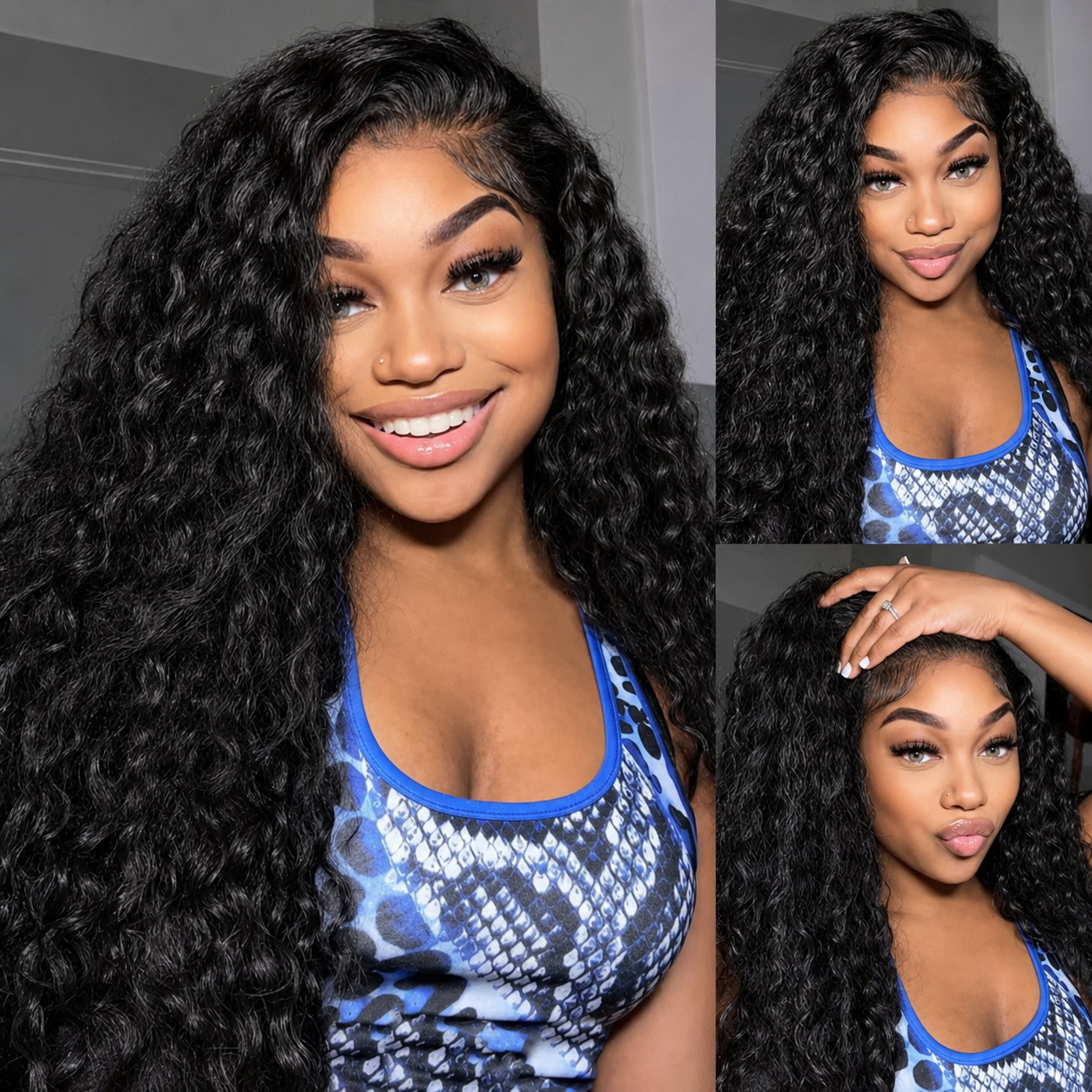 Ultra Fitted 250% Curly Wigs H - đánh giá và giá Hd Lace Frontal Wig Human Hair Pre Plucked