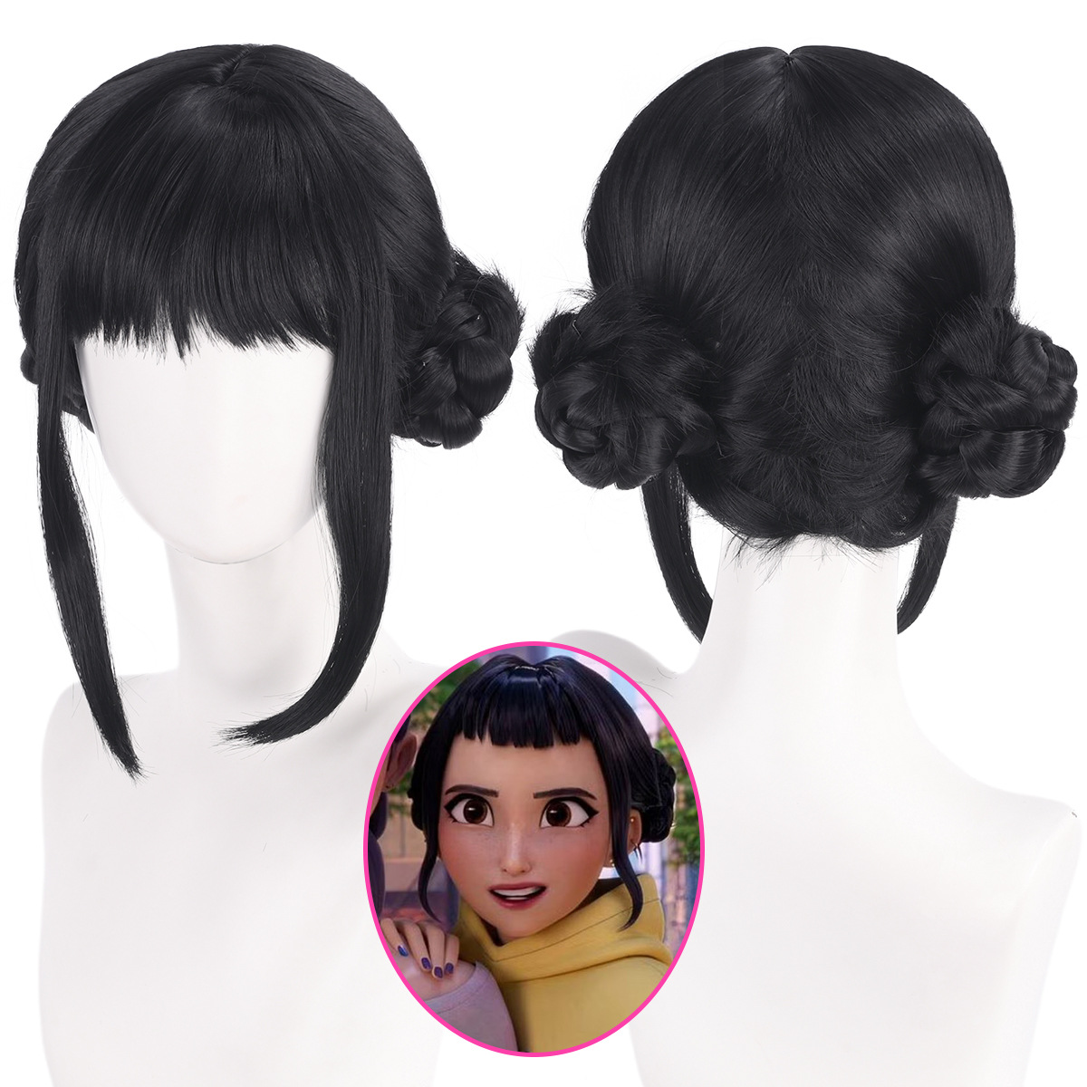 Zoey Cosplay Wig 33cm Black Ha - đánh giá và giá Synthetic Braided Wigs For Black Women