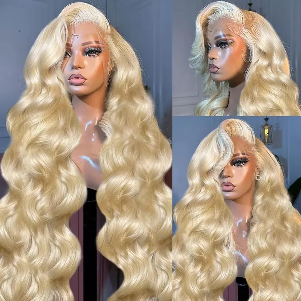 #613 Human Hair Wigs Body Wave - đánh giá và giá 613 Blonde Body Wave Lace Front Wig