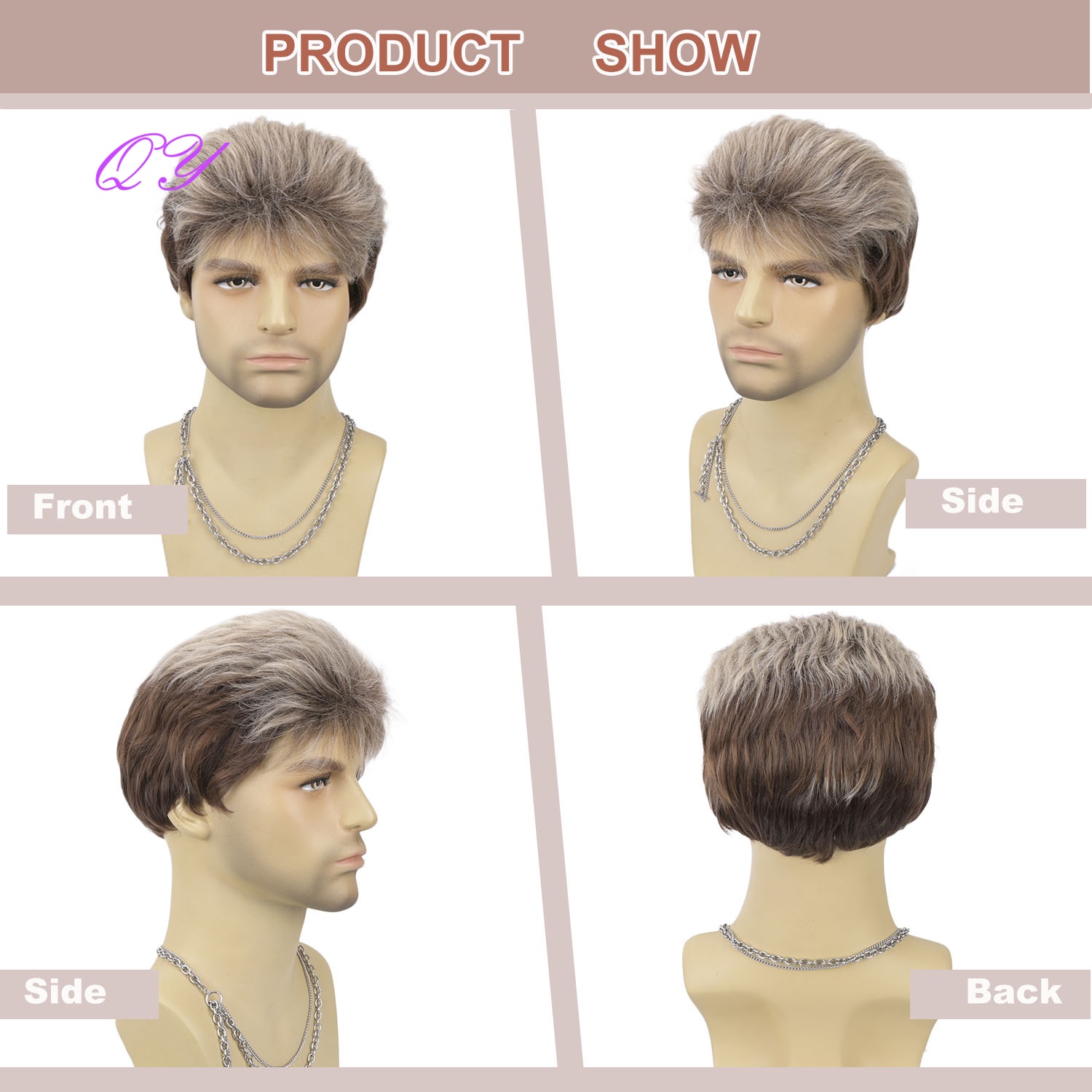 Synthetic Short Brown Flaxen M - đánh giá và giá Synthetic Wigs