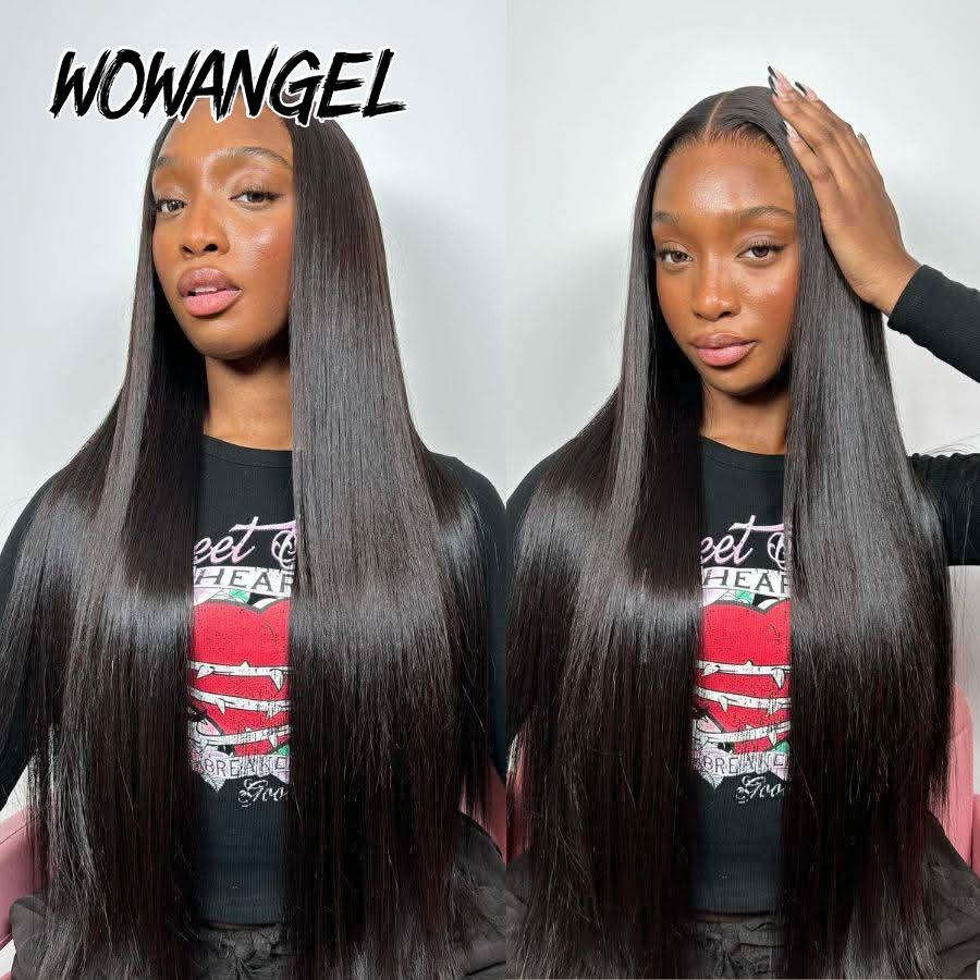 WOWANGEL Straight Lace Front W - đánh giá và giá Human Hair Wigs