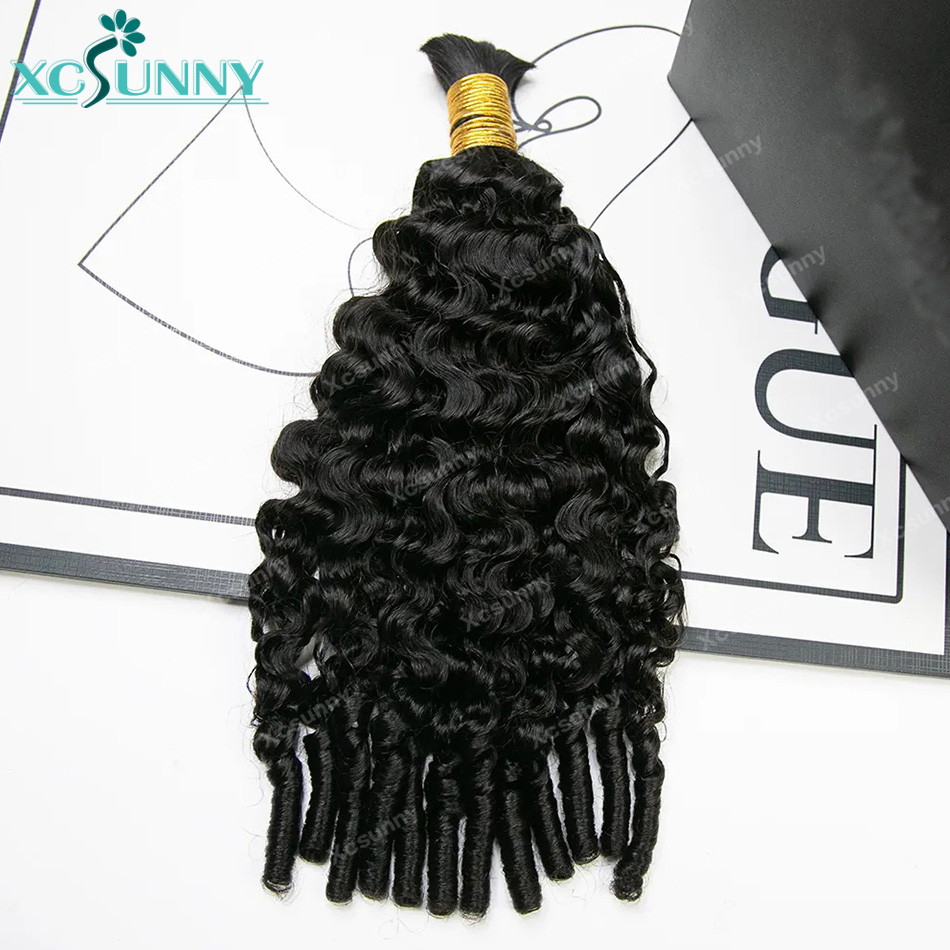 Water Curly Boho Braids Human  - đánh giá và giá Water Wave Bulk Human Hair For Braiding