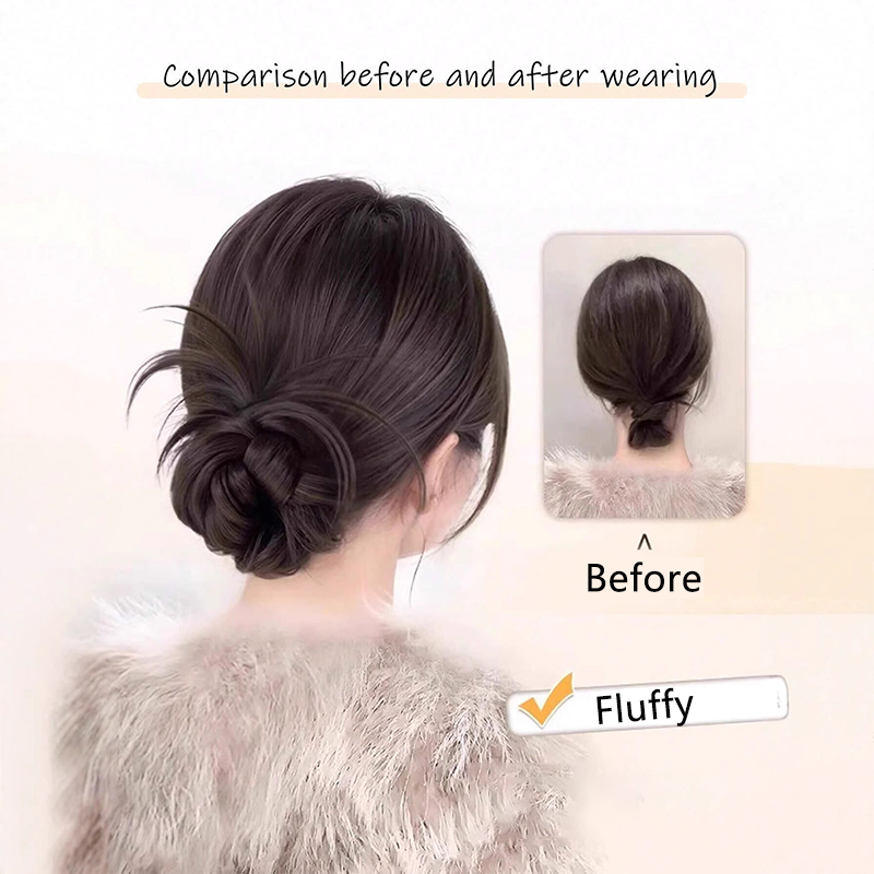 Fluffy Spiky Messy Bun Hair Pi - đánh giá và giá Claw Clip Messy Bun Hair Piece