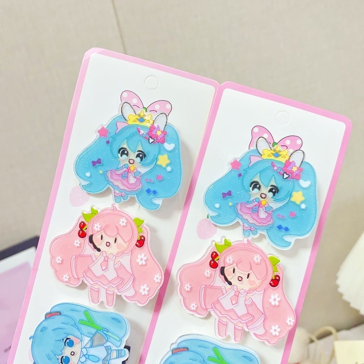 Hatsune Miku cartoon hair clip - đánh giá và giá Hair Bundles