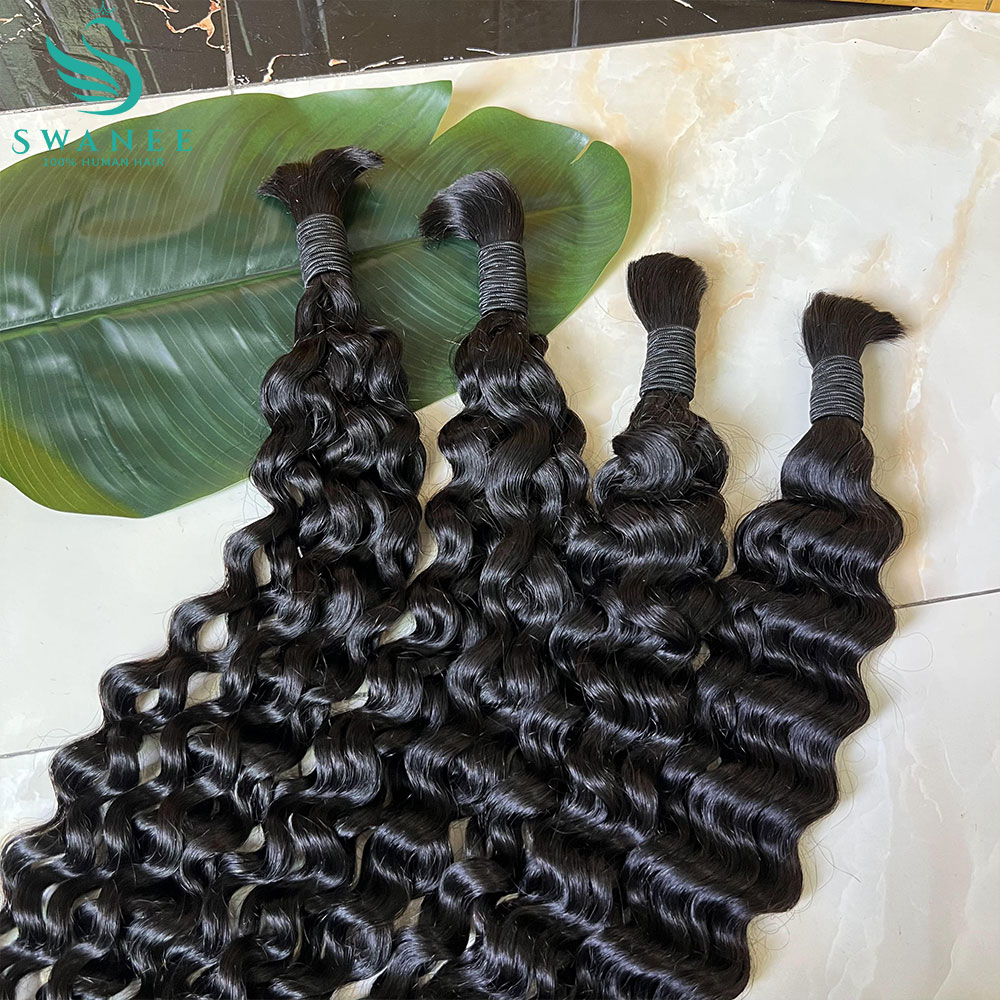 Water Wave 100% Human Hair Bul - đánh giá và giá Water Wave Bulk Human Hair For Braiding