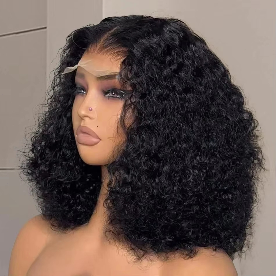 8-16 Inch Bob Curly Human Hair - đánh giá và giá Glueless Wear And Go Human Hair Wig