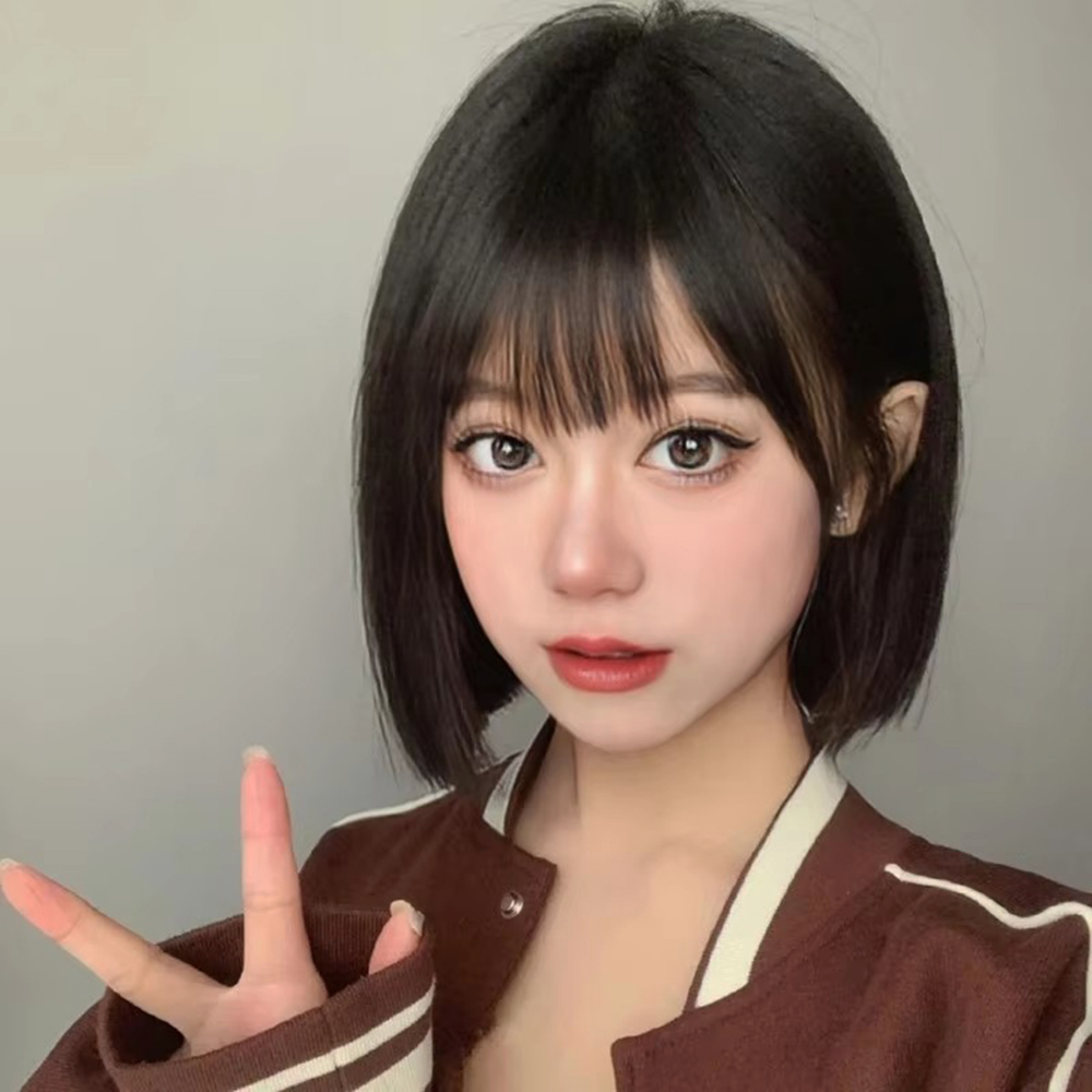 Fashionable Black Bob Haircut  - đánh giá và giá Synthetic Braided Wigs For Black Women
