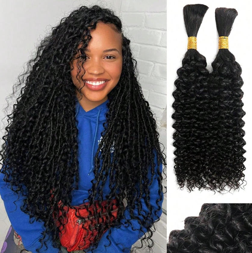 No Weft Human Braiding Hair Bu - đánh giá và giá Water Wave Bulk Human Hair For Braiding