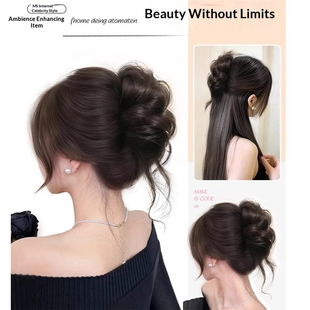 1pc Elegant Chignon Bun Extens - đánh giá và giá Claw Clip Messy Bun Hair Piece